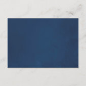 水彩海藻ビーチをテーマにしたバルミツワー エンクロージャーカード (裏面)