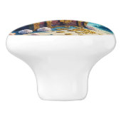 水彩海賊宝箱の海底シーン セラミックノブ (側面)