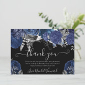 水彩海軍とシルバーバラ誕生日 サンキューカード (スタンド正面)