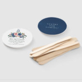 水彩海軍と赤面フローラバルミツワー ハンドファン (組立なし)