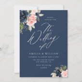 水彩海軍と赤面結婚ズ 招待状 (正面)