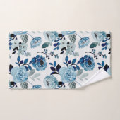 水彩海軍植物学 バスタオルセット (ハンドタオル)