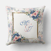 水彩海軍&赤面結婚ズ クッション (裏面)