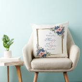 水彩海軍&赤面結婚ズ クッション (椅子)