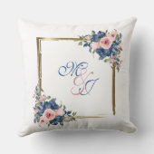 水彩海軍&赤面結婚ズ クッション (裏面)