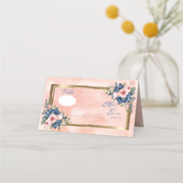 水彩海軍&赤面結婚ズ プレイスカード