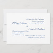 水彩海軍&赤面結婚ズ 招待状 (裏面)