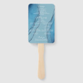 水彩海青アクアマリン ハンドファン (裏面)