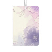 水彩液体背景 カーエアーフレッシュナー (裏面)