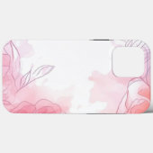 水彩液体背景 Case-Mate iPhoneケース (裏面 (横))