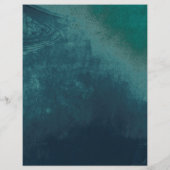 水彩深い海スクラップブック紙 (裏面)