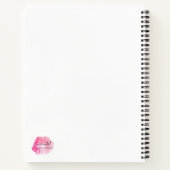 水彩深い海手帳 ノートブック (裏面)