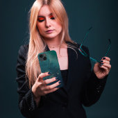 水彩深い海iPhone / iPadケース Case-Mate iPhoneケース