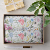 水彩混合庭園花 薄葉紙 (ギフト)