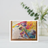 水彩混色はがき ポストカード (スタンド正面)