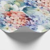水彩混色紫陽花 ラッピングペーパー (角)