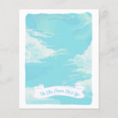 水彩温風船ベビーシャワー (裏面)