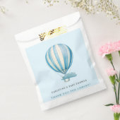 水彩温風船ベビーシャワー フェイバーバッグ (封をした状態)