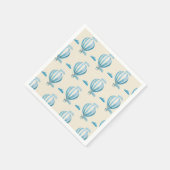 水彩温風船 スタンダードカクテルナプキン (角)