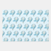 水彩温風船 ラッピングペーパーシート (正面3)