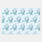 水彩温風船 ラッピングペーパーシート (正面2)