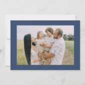 水彩湖と山の父の日カード (裏面)