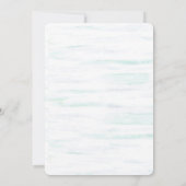 水彩湖カヌー結婚ズ 招待状 (裏面)