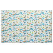 水彩湖岸の鳥のアヒル ファブリック (ヤード)