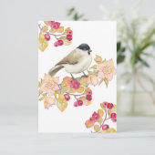 水彩湿地 サンキューカード (スタンド正面)