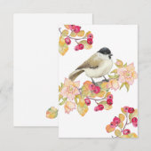 水彩湿地 サンキューカード (正面/裏面)