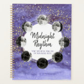 水彩満月循環夜空エネルギー プランナー手帳 (正面)