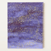 水彩満月循環夜空エネルギー プランナー手帳 (裏面)