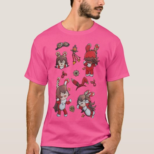水彩源信インパクトアンバーセット Tシャツ (正面)
