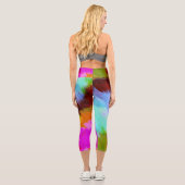 水彩滝、自然2 カプリレギンス (裏面)