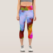 水彩滝、自然2 カプリレギンス (正面)