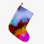 水彩滝、自然2 スモールクリスマスストッキング (正面 (吊り時))