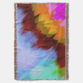 水彩滝、自然2 スローブランケット (正面縦)