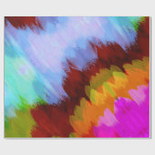 水彩滝、自然2 ラッピングペーパー (フラット)