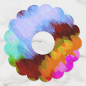 水彩滝、自然2 ワイングラスタグ (裏面)