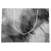 水彩滝、自然3 ラージペーパーバッグ (正面)