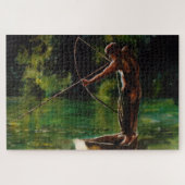 水彩漁師 ジグソーパズル (横)