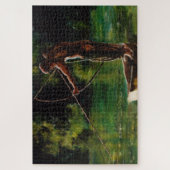 水彩漁師 ジグソーパズル (縦)