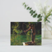 水彩漁師 ポストカード (スタンド正面)