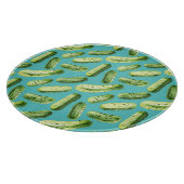 水彩漬けターコイズ カッティングボード (角)