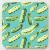 水彩漬けターコイズ コースター (正面)