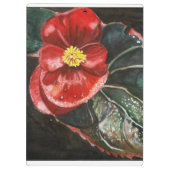 水彩濃いベゴニア クリップボード (裏面)