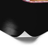 水彩火鳥またはフェニックスファンタジー生物 ポスター (コーナー)