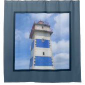 水彩灯台 シャワーカーテン (正面)