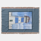 水彩灯台 スローブランケット (正面)