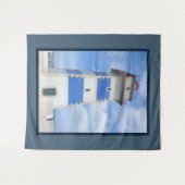 水彩灯台 タペストリー (正面(横))